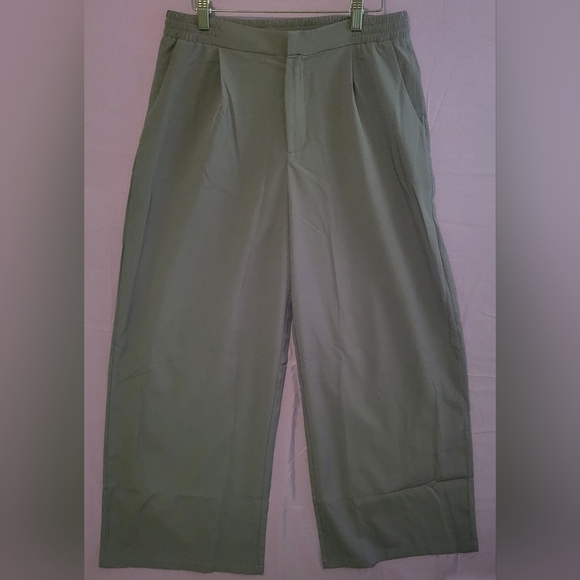 Cider Black Pleated Wide Leg Pants. Size XL - Picture 1 of 6